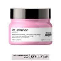 Mascarilla Serie Expert Liss Unlimited control anti frizz 250ml